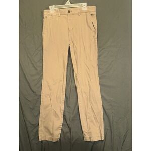Sonoma Goods For Life Straight Chino Pants‎ Men's 34x34 Tan Flat Front Flexwear